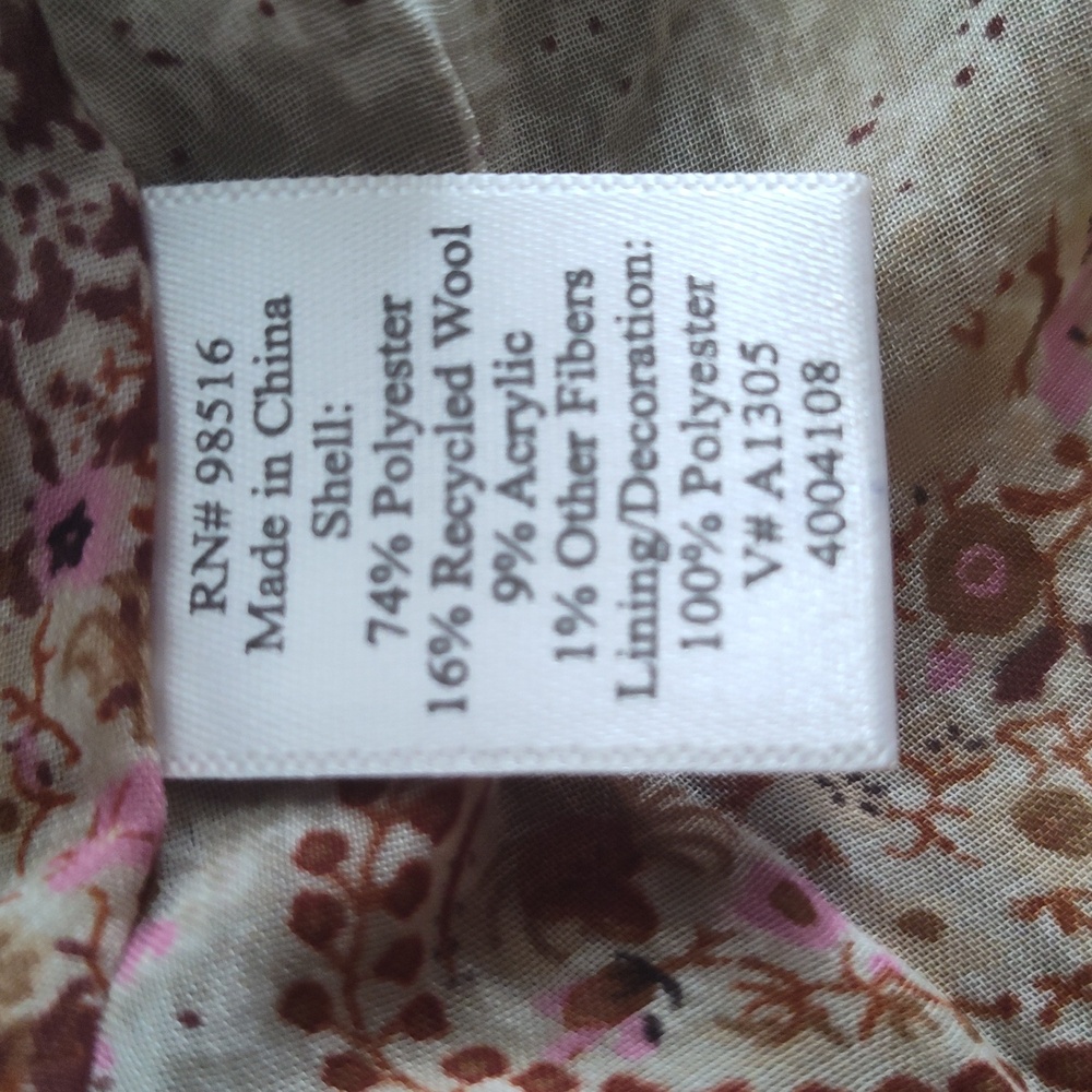 Beautiful Fall Tweed Jacket Ralph Lauren Vibe Size 14 - Picture 5 of 6